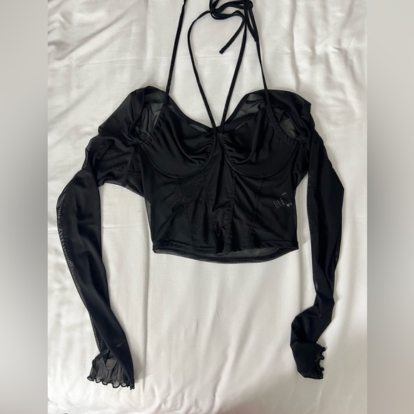 Long sleeve crop top Medium - Picture 2 of 2